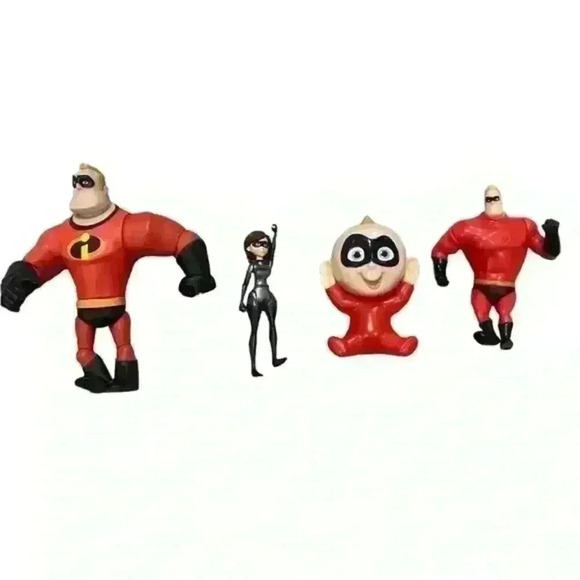 Incredibles Toy Figure‎ Set (set of 4) - Picture 1 of 2